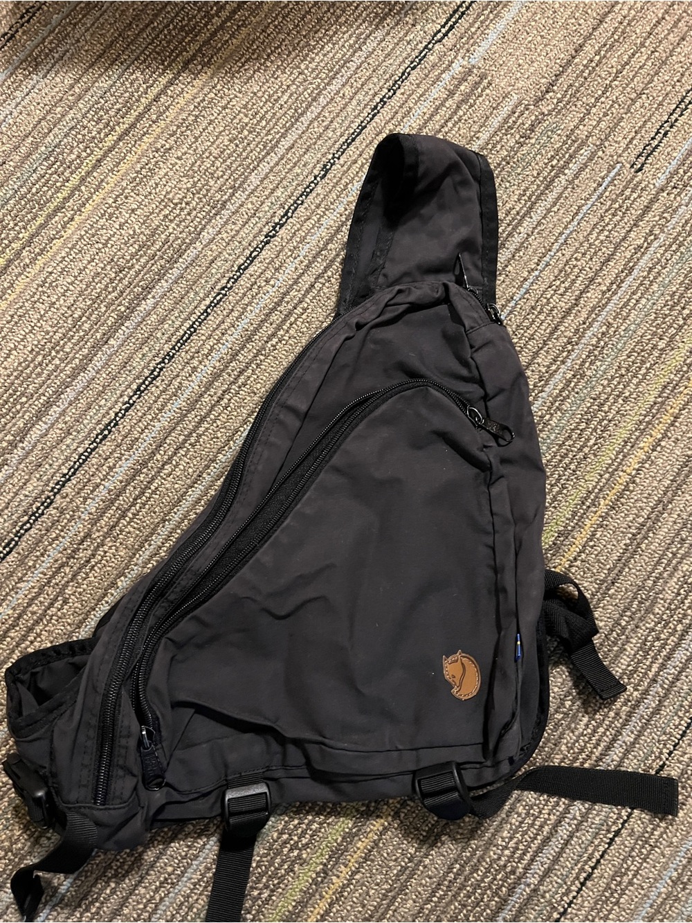 Fjallraven Black Hiking Cross Body